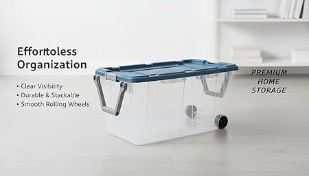 📦 Heavy-Duty Storage Bin 🏡 Leakproof Organizer 💪
