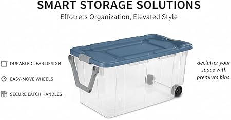 📦 Heavy-Duty Storage Bin 🏡 Leakproof Organizer 💪