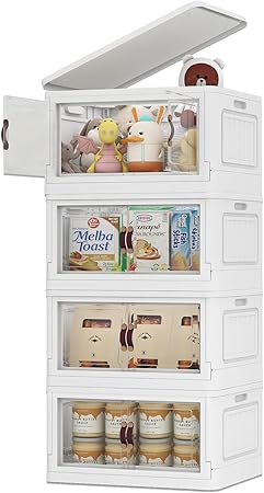 ✨Foldable Storage Box 🏠🧸 – Stackable & Collapsible 🌈🪄