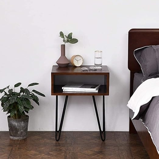 🛏️✨ Modern Nightstand 🏡💖 | Bedside Storage Table 🌙📚