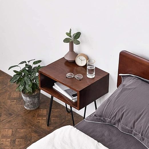 🛏️✨ Modern Nightstand 🏡💖 | Bedside Storage Table 🌙📚