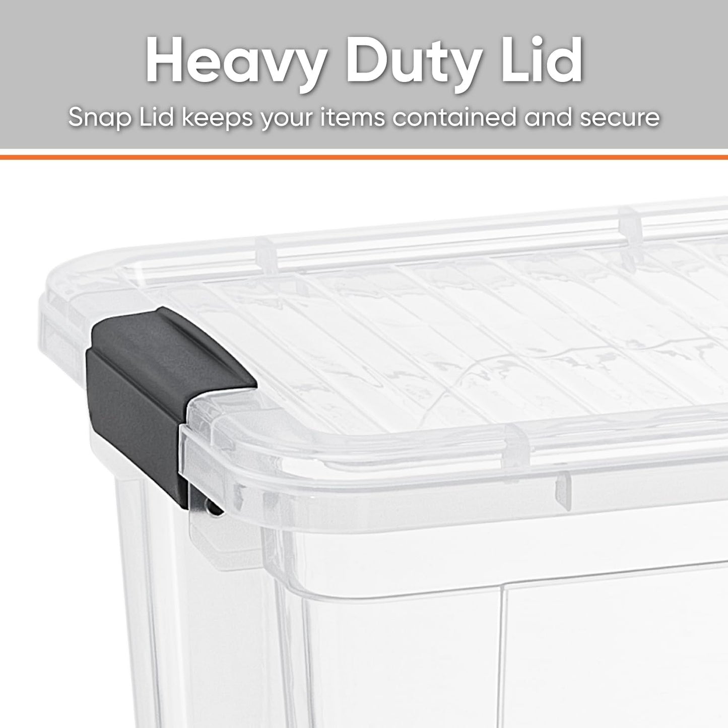 ✨ Clear Storage Bin Set 🏠📦 | Stackable Space Saver 🌟🧺