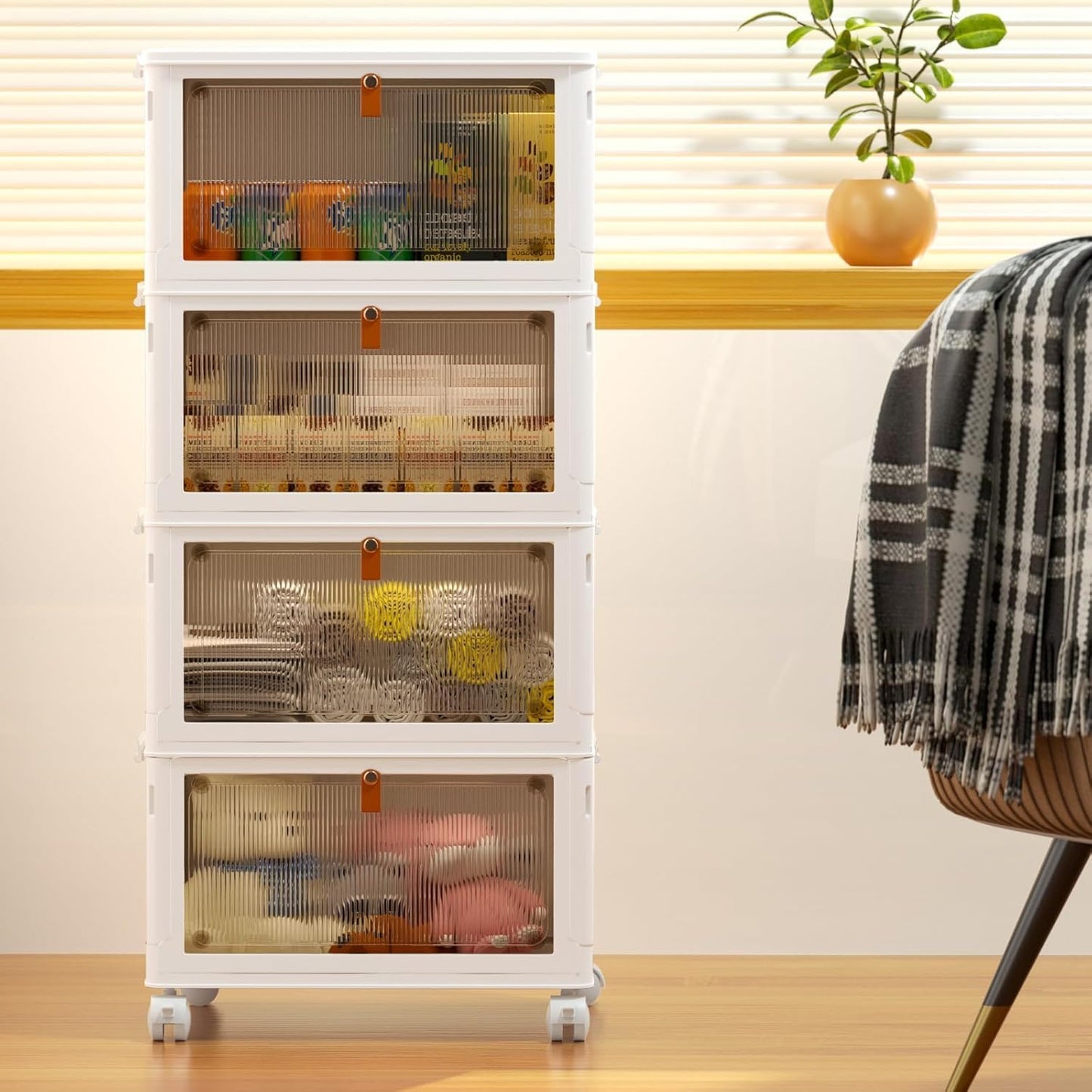 📦 Collapsible Storage Bins ✨ Stack & Save Space 🏡