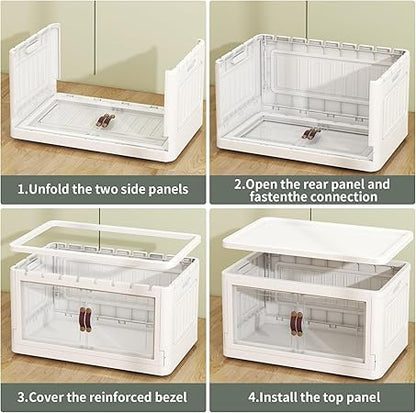 ✨Foldable Storage Box 🏠🧸 – Stackable & Collapsible 🌈🪄