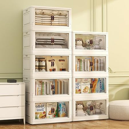 ✨Foldable Storage Box 🏠🧸 – Stackable & Collapsible 🌈🪄