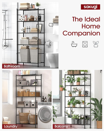 🏡 Multi-Layer Storage Shelf ✨ Space Organizer Rack 📦