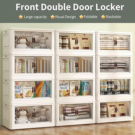 ✨Foldable Storage Box 🏠🧸 – Stackable & Collapsible 🌈🪄