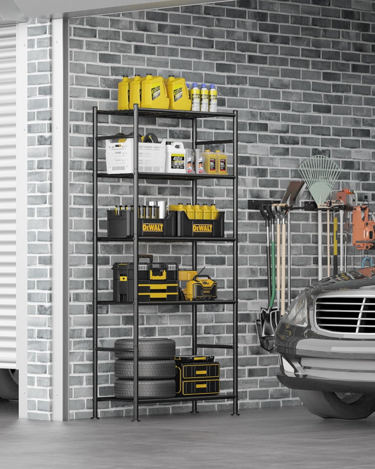 🏡 Multi-Layer Storage Shelf ✨ Space Organizer Rack 📦